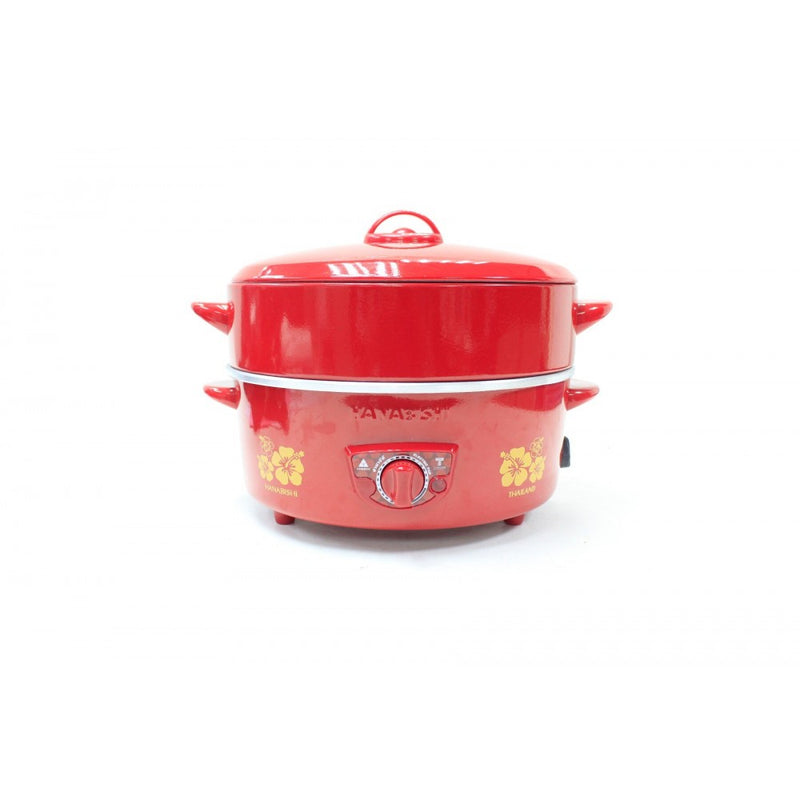 Pan, HANABISHI, 10"Nonstick With Steamer, HGP-10ST
