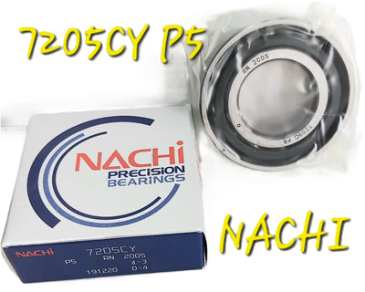 (Price Per Cartridge) High Precision Ball Bearings Nachi 7205 Cyp5 Size 25*52*15