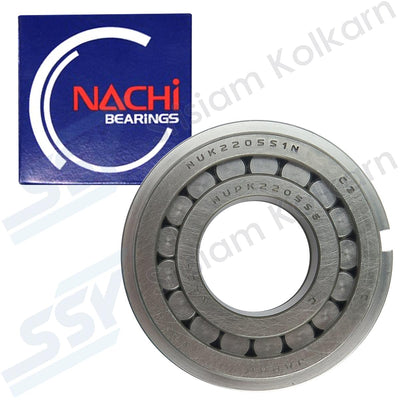 NACHI ลูกปืนเม็ดหมอน NUPK2205S1NR
