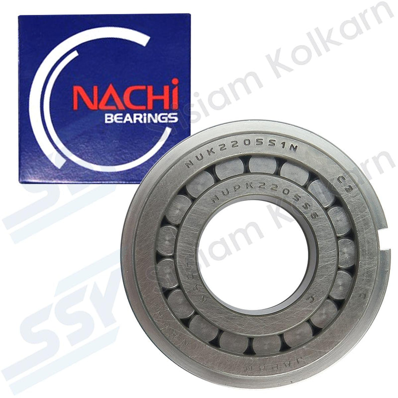 NACHI ลูกปืนเม็ดหมอน NUPK2205S1NR