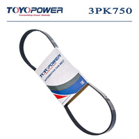 V-Ribbed Belt၊ TOYOPOWER၊ 99363-80750၊ 3PK750၊ (128783)