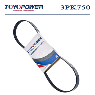 TOYOPOWER, V-Ribbed Belt, 99363-80750,  3PK750,