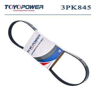 TOYOPOWER, V-Ribbed Belt, 11950-58S01,  3PK845,