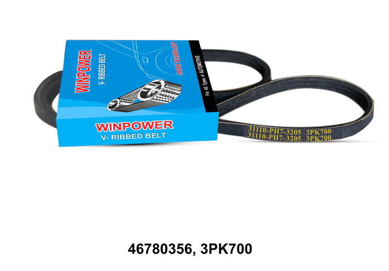 สายพานร่องตัววี WINPOWER 46780356, 3PK700 (005265)