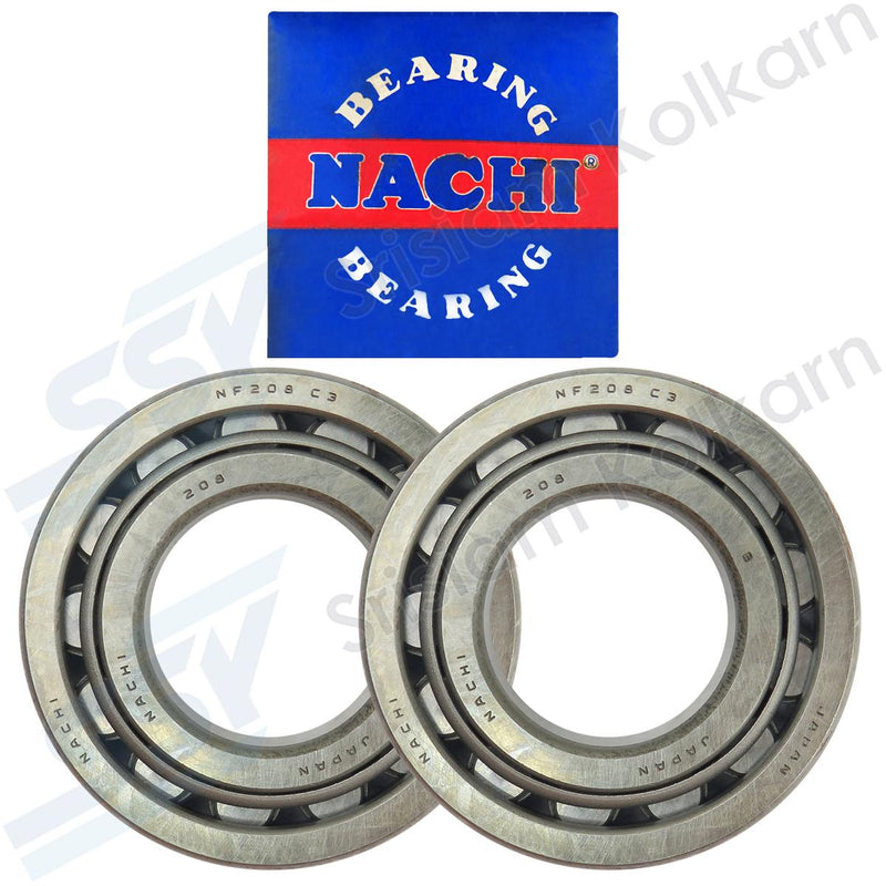 NACHI ลูกปืนเม็ดหมอน NF208C3(2 ตับ)