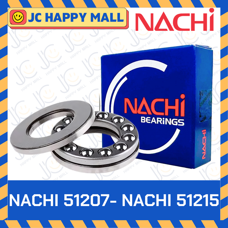 Nachi 51207 Nachi 51208 Nachi 51209 Nachi 51210 Nachi 51211 Nachi 51212 Nachi 51213 Nachi 51214 Nachi 51215 Ball Bearings, Thrust Bearings, 100% Genuine