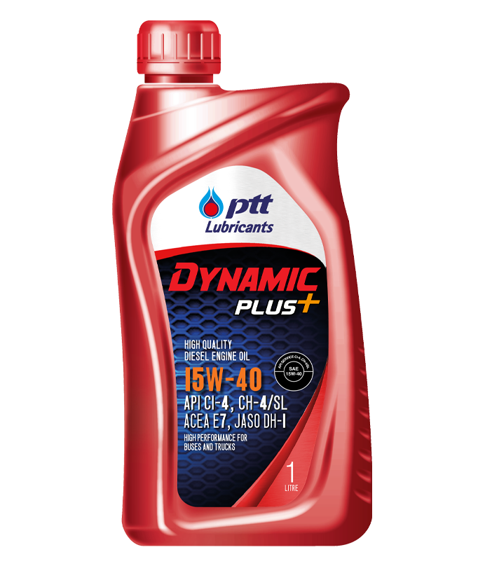 Engine Oil, PTT, 15W40, DYNAMIC PLUS, API CI-4, CH-4/SL,1 Liter (122201)