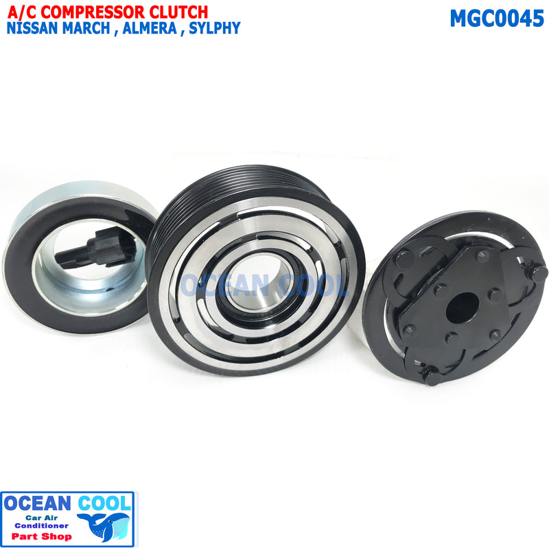 Air Conditioning Clutch, Nissan March, Almera, Sylphy Mgc0045, Genuine Nachi Bearings, Ac Compressor Clutch Nissan March, Almera, Sylphy, Clutch, Compressor Pulley, Front Air Conditioning Clutch, Clut