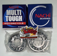 N-Max Crankshaft Bearings, Grade Aaa Nachi, Left + Right, 1 Set of 2 Balls