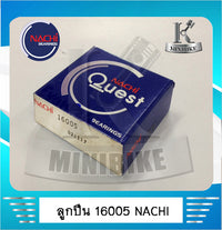 Ball Bearing 16005 Nachi, Japanese Standard, Made in Japan, Size 25X47X8, Single Row Deep Groove Ball Bearing. Japanese Standard, Made in Japan