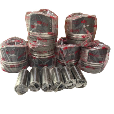 WPR Piston w/ Pin, STD, for Mitsubishi 6D15, OEM ME033934