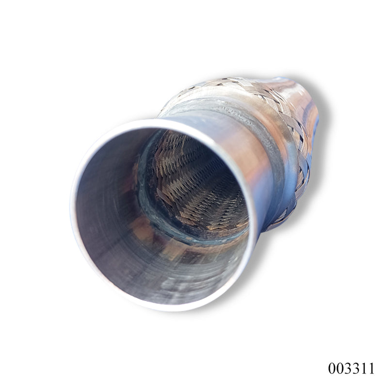 ท่อไอเสีย WPR 2 นิ้ว x15 นิ้ว (ID50x282/382) แบบถักเปีย 3 ชั้น (003311)