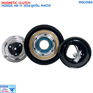 Air Conditioning Clutch, Honda Hr-V, Year 2014, Nachi Bearing Mgc0184 Compressor Clutch Honda Hr-V'14 Nachi Bearing, Front Air Conditioning Clutch, Hr-V.