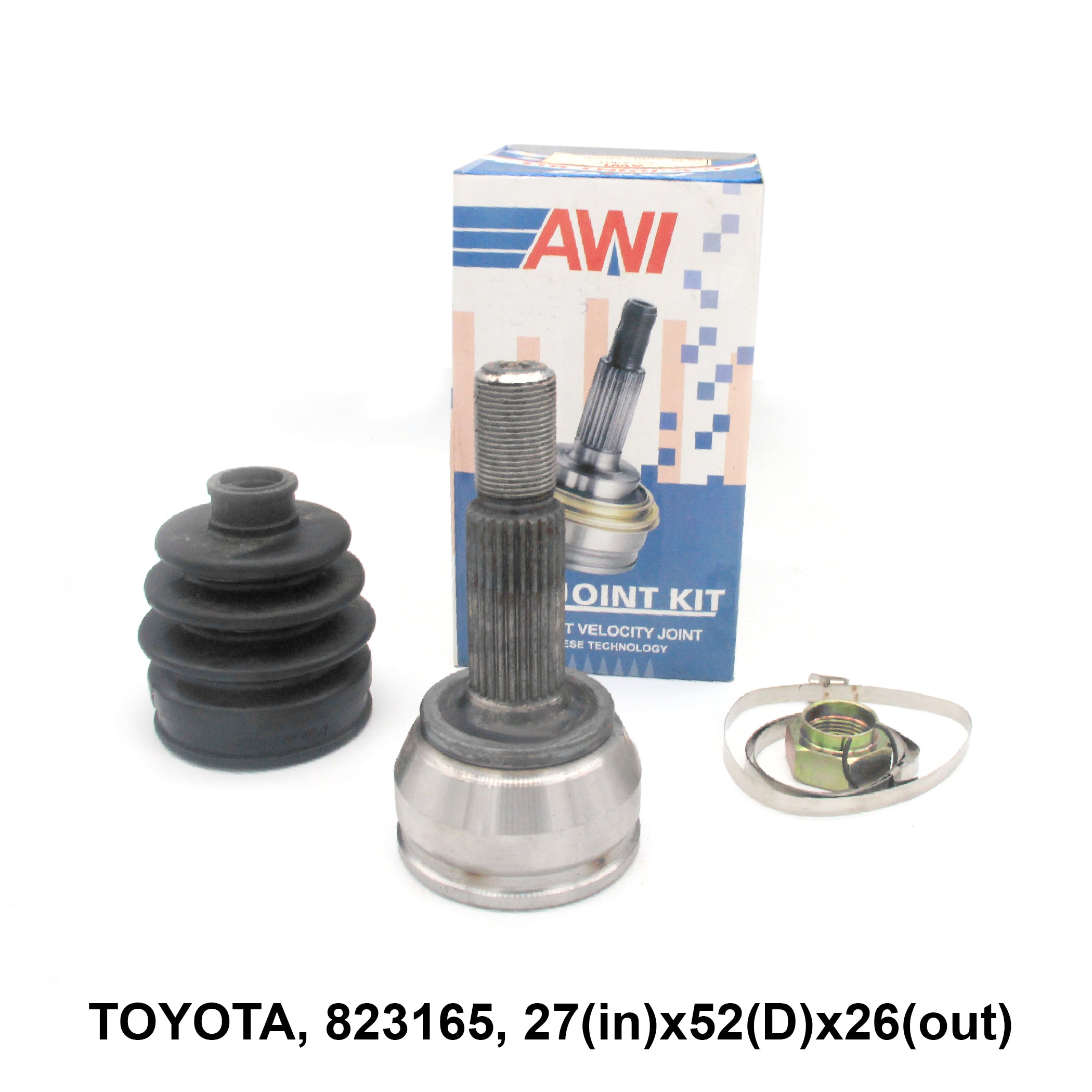 CV Joint, AWI, 823165, 27(in)x52(D)x26(out) (007629)