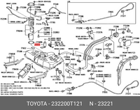 ปั๊มเชื้อเพลิงในถัง ความเร็ว X 23220-28090, XF-3826 (121980)