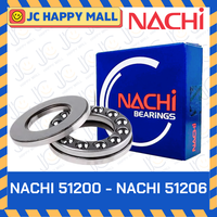Nachi 51200 Nachi 51201 Nachi 51202 Nachi 51203 Nachi 51204 Nachi 51205 Nachi 51206 Ball Bearings, Thrust Bearings, 100% Genuine.