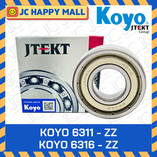 KOYO KOYO 6311 ZZ 6312 ZZ 6313 ZZ 6314 ZZ 6315 ZZ 6316 ZZ 2 DEEP GROOVE BALL Bearing