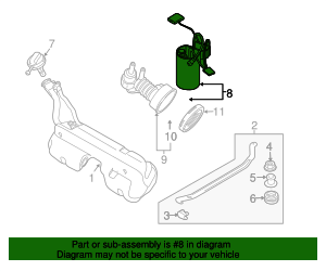 BMW In-Tank Fuel Pump 16-11-7-198-099 for Z4 (2006-2008)