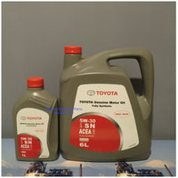 Toyota Genuine Motor Oil 5W-30 Synthetic — Gasoline Engine (4 Litres)