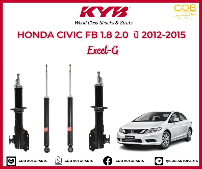KYB EXCELG HONDA CIVIC FB 18 20 20122015 Shock Absorber