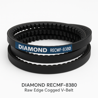 DIAMOND  Raw Edge Cogged V-belt (RECMF) RECMF-8380