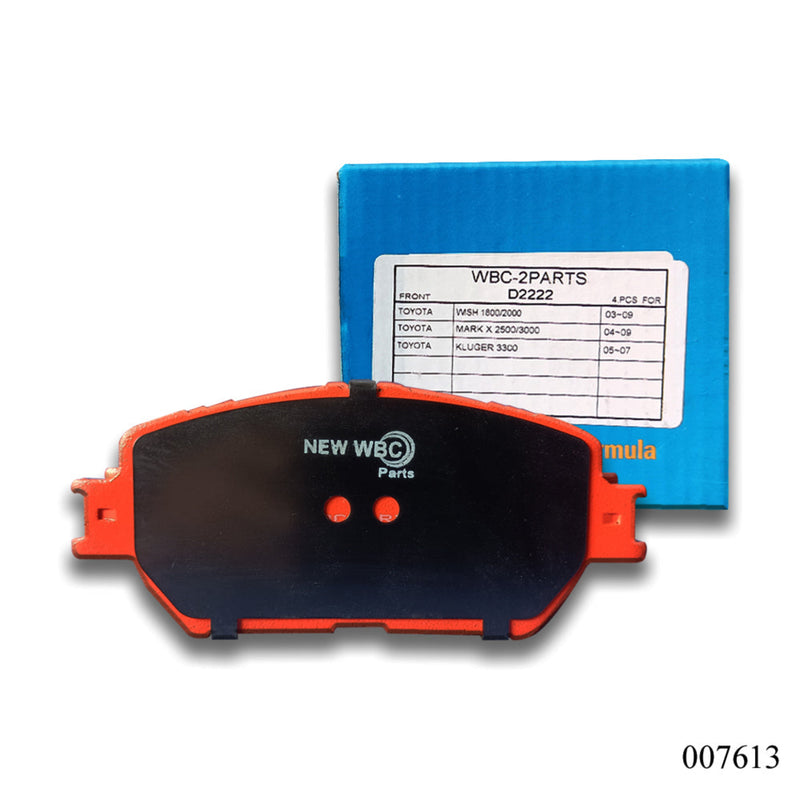 ผ้าเบรค WBC ใหม่ 04465-33240, D2222 (007613)