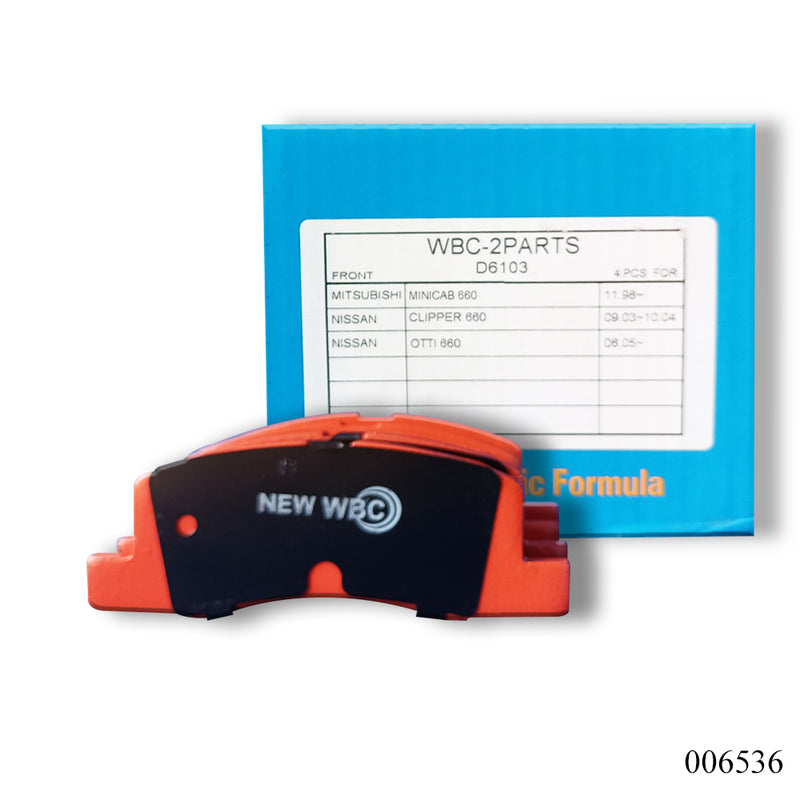 ผ้าเบรค WBC ใหม่ MR493173, D6103 (006536)