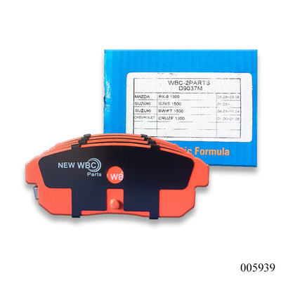 New WBC Brake Pad, Ceramic, D9037, for Suzuki Grand Vitara