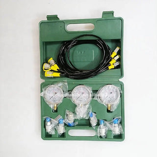 Hydraulic Pressure Gauges kit 6 couplings 3 hose 3 gauges (DSP0006)