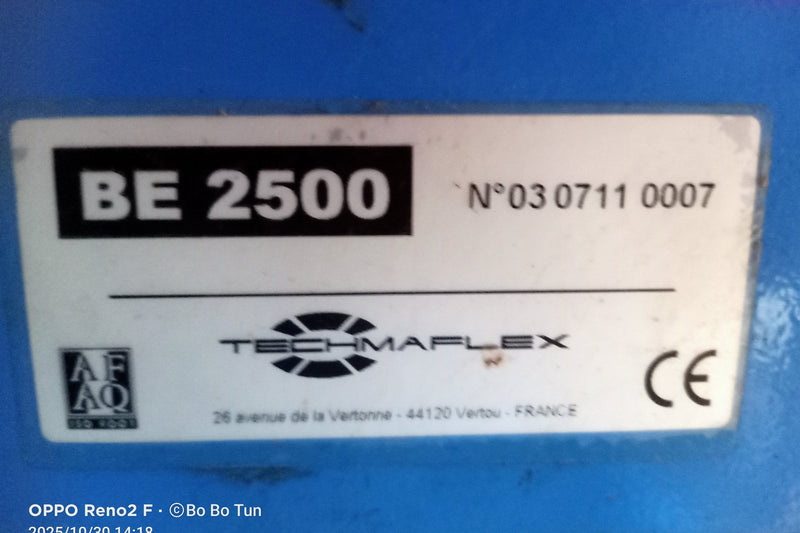 Techmaflex BE-2500 Hydraulic Hose Pressure Test Bench – France Made