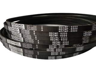 TOYOPOWER Raw Edge Cogged V-Belt RECMF-6500 For Mitsubishi Canter