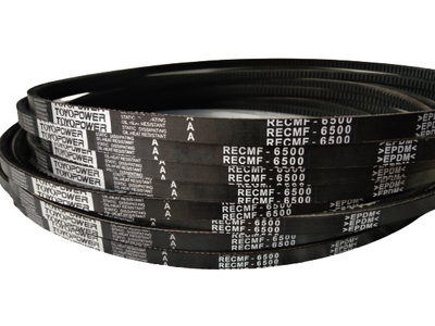 TOYOPOWER Raw Edge Cogged V-Belt RECMF-6500 For Mitsubishi Canter