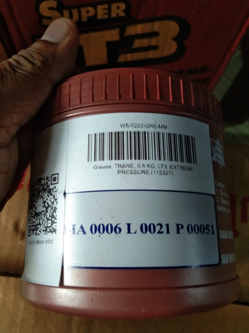 TRANE Grease, 0.5 KG, LT3, EXTREME PRESSURE