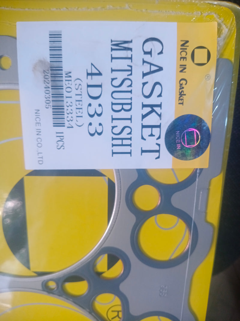Gasket, Cylinder Head, NICE, ME013334, 4D33, S (122519)