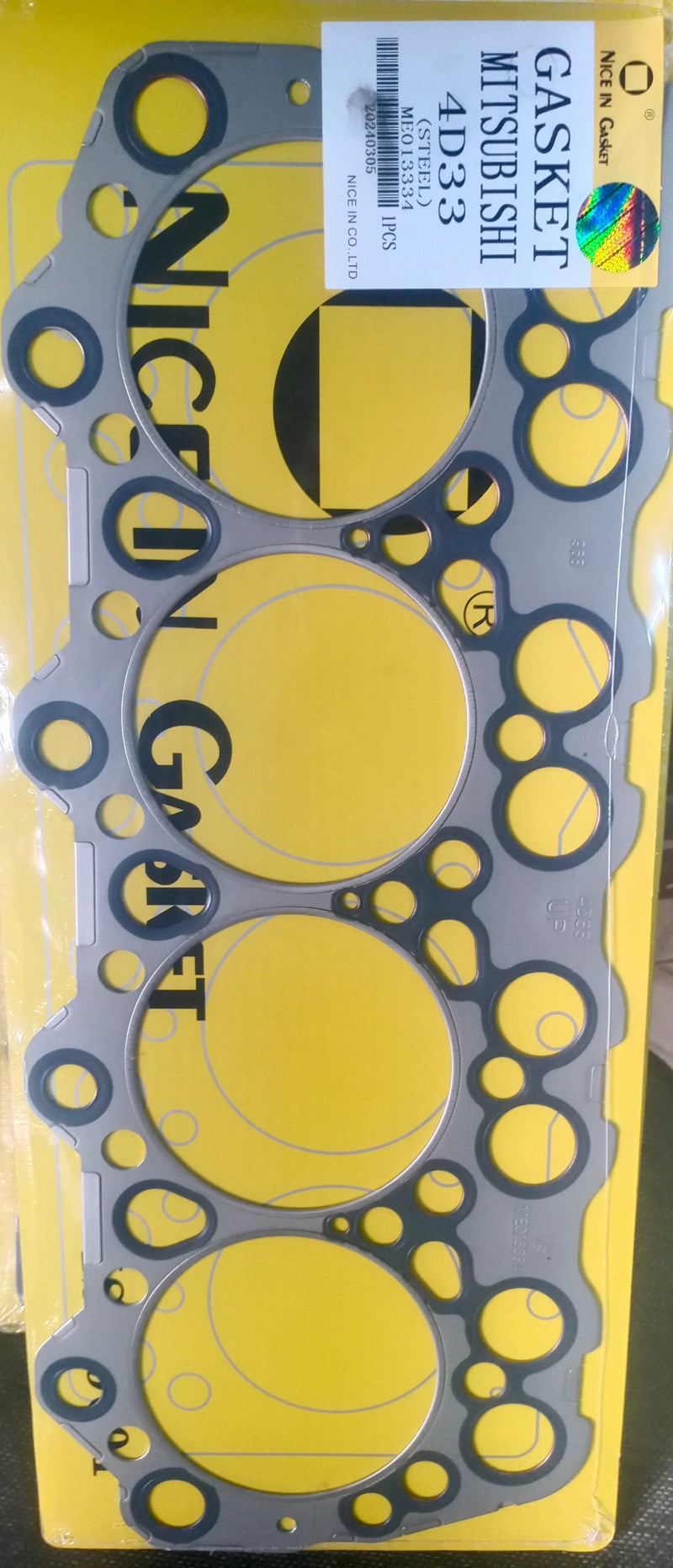 Gasket, Cylinder Head, NICE, ME013334, 4D33, S (122519)
