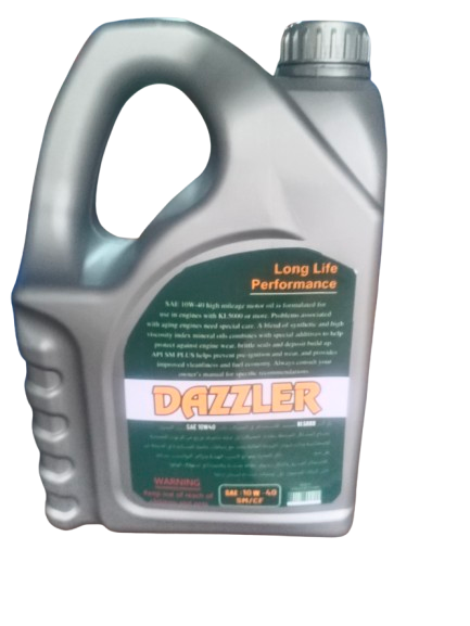 DAZZLER Engine Oil, 10W40, 4 Liter, SM/CF