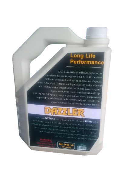 DAZZLER Engine Oil, 15W40, 5 Liter, CF4/SG