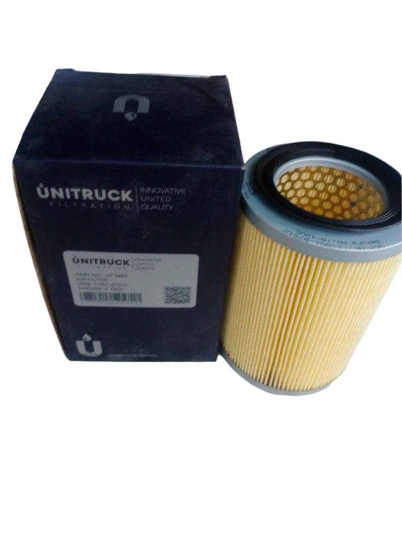 UNITRUCK, Air Filter, 17801-87512, A-1205, DAIHATSU, HIJET