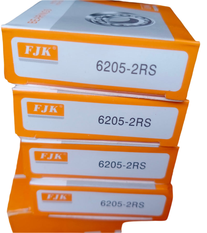 FJK, Deep Groove Ball Bearing, 6205, 2RS