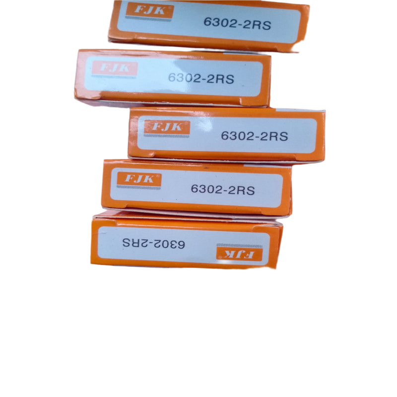 FJK, Deep Groove Ball Bearing, 6302, 2RS