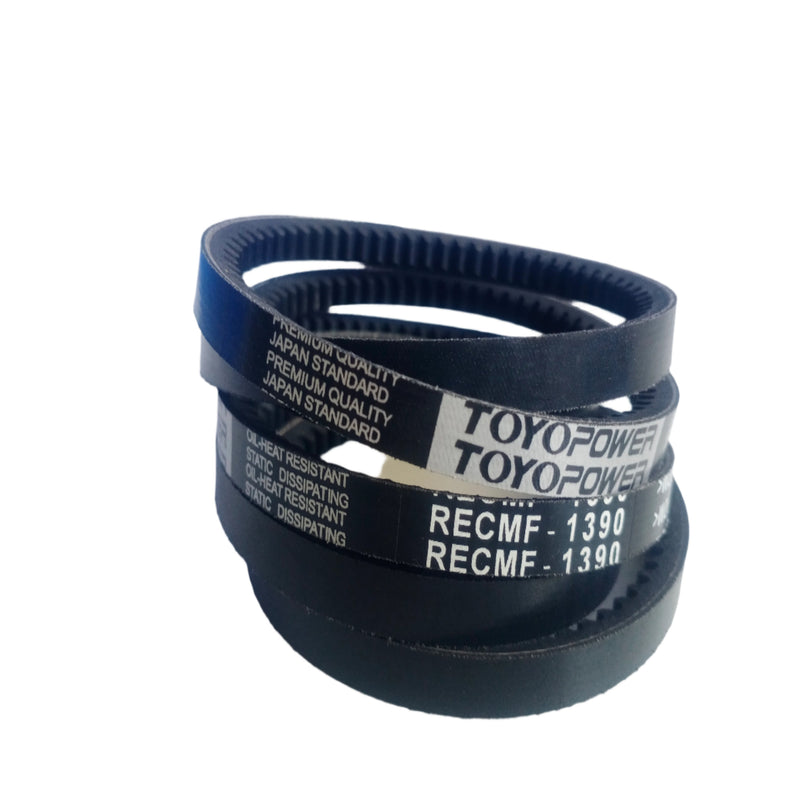 สายพานตัว V ขอบดิบแบบริบ, TOYO POWER, RECMF-1390 (115006)