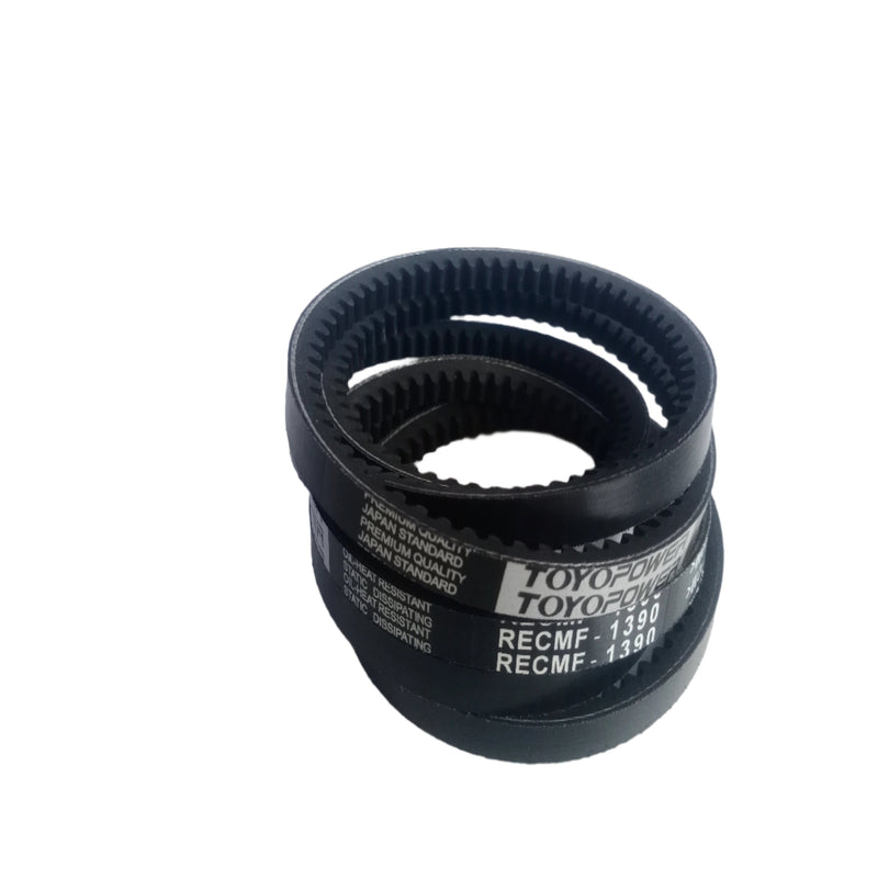 สายพานตัว V ขอบดิบแบบริบ, TOYO POWER, RECMF-1390 (115006)