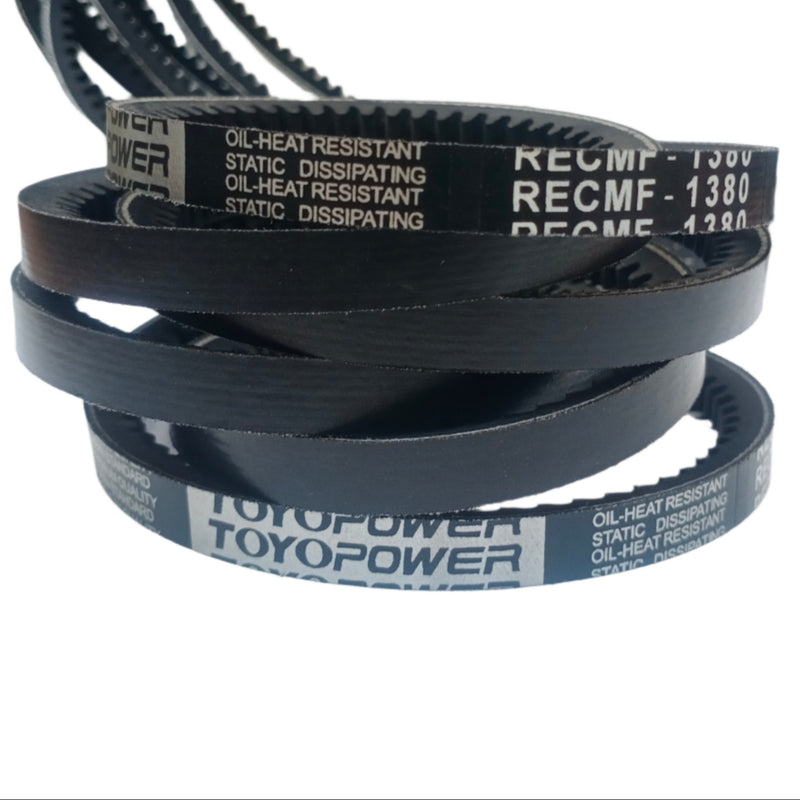 TOYOPOWER Raw Edge Cogged V-belt (RECMF-1380) For NISSAN Vanette