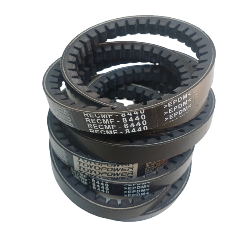 TOYOPOWER Raw Edge Cogged V-belt (RECMF-8440) For ISUZU