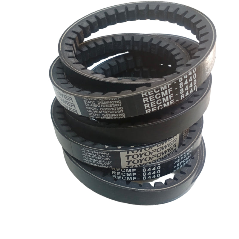 TOYOPOWER Raw Edge Cogged V-belt (RECMF-8440) For ISUZU