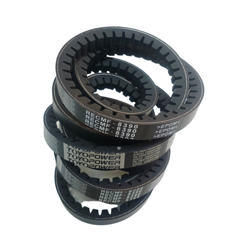 TOYOPOWER Raw Edge Cogged V-belt (RECMF-8390) For Nissan
