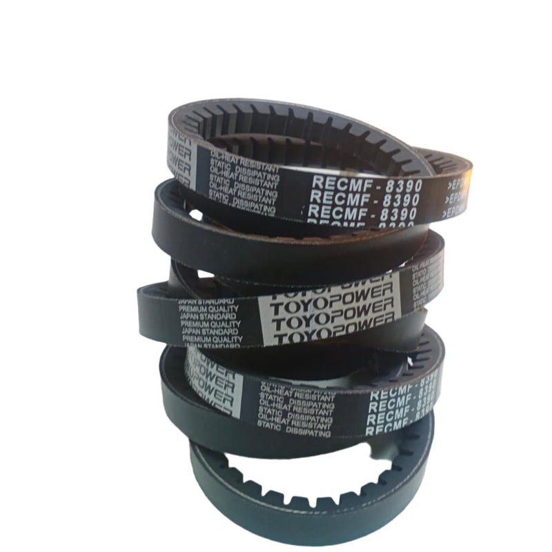 TOYOPOWER Raw Edge Cogged V-belt (RECMF-8390) For Nissan