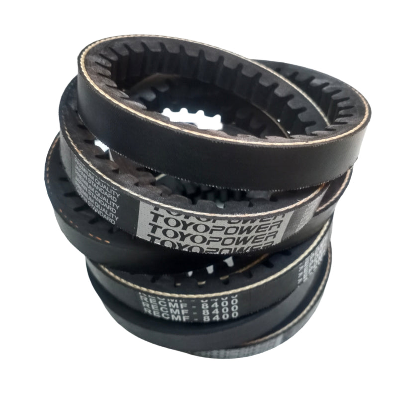 TOYOPOWER Raw Edge Cogged V-belt (RECMF-8400) For ISUZU ELF