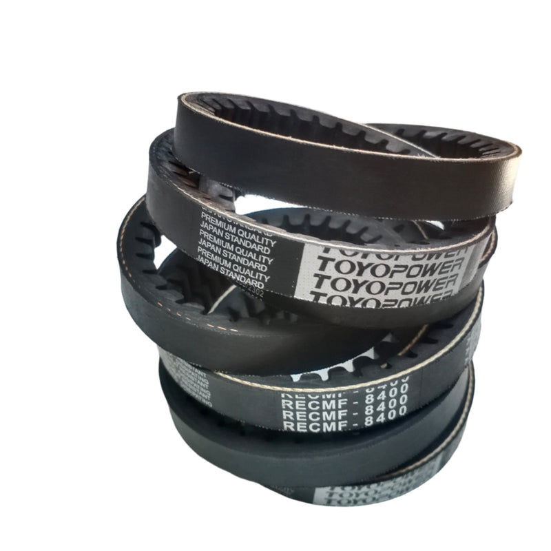 TOYOPOWER Raw Edge Cogged V-belt (RECMF-8400) For ISUZU ELF