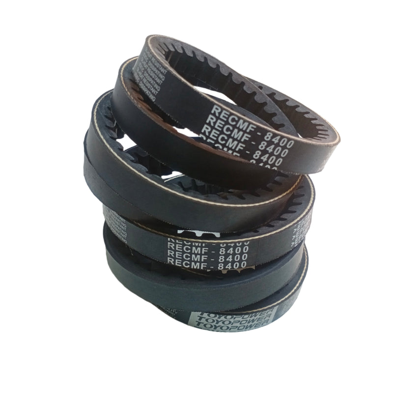 TOYOPOWER Raw Edge Cogged V-belt (RECMF-8400) For ISUZU ELF